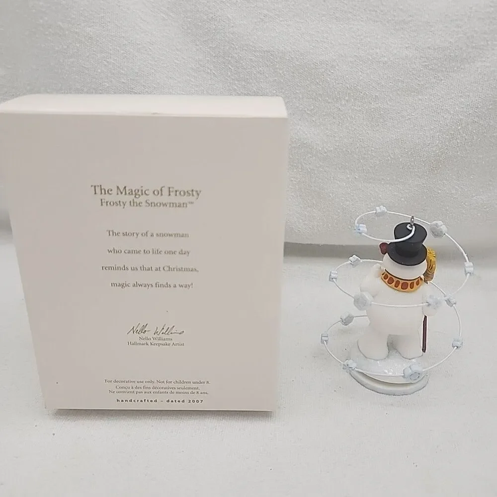 Ornament Hallmark Keepsake The Magic Of Frosty The Snowman 2007 Warner Bros  NEW